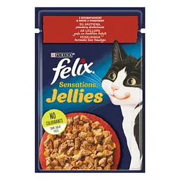 Набір вологого корму для котів Felix Sensations Мікс 1.02 кг (85 г x 12 шт.) - мініатюра 4