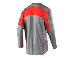 Велоджерсі Troy Lee Designs Sprint Ultra Jersey Lines Grey/Orange S (1106-356324022) - мініатюра 2
