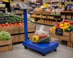 Ваги товарні MATARIX MX-423 350кг 40x50F / Ваги підсилені з акумулятором - мініатюра 3