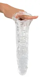 Насадка на пеніс Crystal Clear, 27.8 см (прозорий) - мініатюра 4