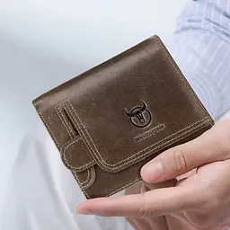 Чоловічий шкіряний гаманець BULL 12х9.5х2.5 см acs0029254 - мініатюра 4