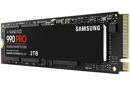 Твердотільний SSD накопичувач Samsung 2Tb, 990 Pro, PCI-E 4.0 x4, M.2 2280, MLC 3-bit V-NAND, 7450/6900 МБ/с (MZ-V9P2T0B) - мініатюра 2