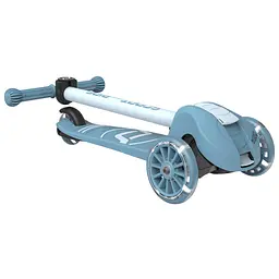 Самокат Scoot and Ride Highwaykick-3s колеса світяться 3+ років сіро-синій (SR-00933) - мініатюра 9
