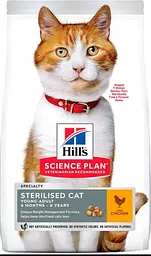 Сухий корм з куркою для кастрованих та стерилізованих кішок Hill's Sterilised Chicken 3 кг