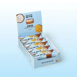 Блок батончиків Spacefood Space Bite Nut Bar, 10*40 грам - Кокос-манго