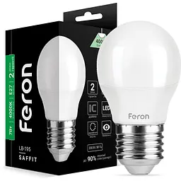 Світлодіодна лампа Feron LB-195  G45 230V 7W  E27 4000K (25812)