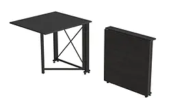 Стіл-книга трансформер Оріон 1 Ferrum-decor 750x810x730 Чорний метал ДСП Сосна Кембра 16 мм (FRD-104599) - мініатюра 4