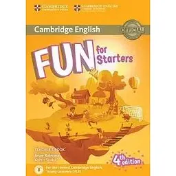 Fun for 4th Edition Starters Teacher’s Book with Downloadable Audio