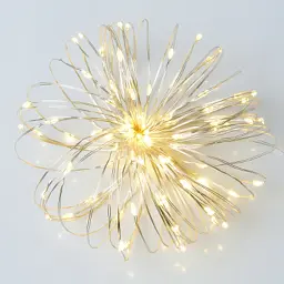 Гірлянда YES! Fun Нитка на мідному дроті 100 LED Тепло-біла 10 м Статична USB (975035) - мініатюра 2