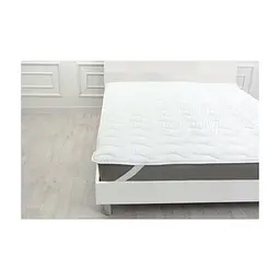 Наматрацник MirSon Eco Light №1712 EcoSilk Air-Soft звичайний на резинці по кутах White 70x190 см (2200002888196)
