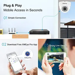 DVR відеореєстратор 8-канальний 5MP Lite з підтримкою CVI, TVI, AHD, IP та H.265+ - мініатюра 4