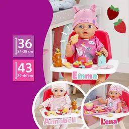 Ігровий набір Baby Born серії Click&Play Сніданок для ляльки (839775) - мініатюра 5