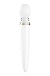 Вібромасажер Satisfyer Double Wand-er, 27х5.5 см. (білий) - мініатюра 4