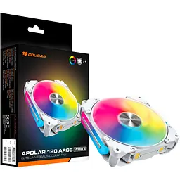 Вентилятор Cougar Apolar 120мм з ARGB (Apolar 120 ARGB (White)) - мініатюра 10