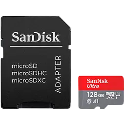 Карта пам'яті microSDXC (UHS-1) SanDisk Ultra 128Gb class 10 A1 (140Mb/s) (adapter SD) Imaging Packaging (SDSQUAB-128G-GN6IA) - мініатюра 4