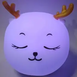 Нічник дитячий силіконовий Олень на акумуляторі Cute Deer Silicone Night Light - мініатюра 4