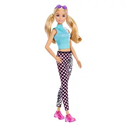 Лялька Barbie Модниця в майці Малібу та легінсах (GRB50) - мініатюра 2