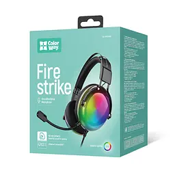 Гарнітура СolorWay Firestrike RGB Чорний (CW-HPG04BK) - мініатюра 5