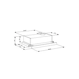 Витяжка кухонна Eleyus BREEZE 470 50 BL - мініатюра 12
