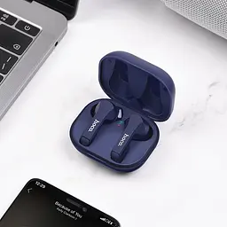 Стереогарнітура Bluetooth Hoco ES34 Blue - мініатюра 4