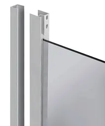 Душова кабіна Lidz Latwa SC90x90.SAT.LOW.DGR полукругла, скло темне тоноване 4 мм, без піддону LLSC9090SATLOWDGR2 - мініатюра 2