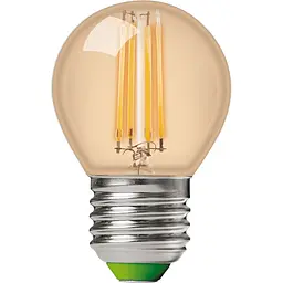 Світлодіодна лампа філамент Eurolamp G45 5W E27 3000K (deco) акція 1+1 (MLP-LED-G45-05273(Amber)) - мініатюра 2
