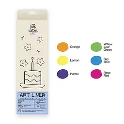 Набір кольорових лінерів, 6 кольорів, 6 set Bright,IDEA10-AL6BRIGHT