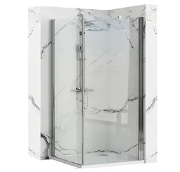 Душова кабіна Rea Maxim 90x90 L REA-K0263, Хром, Ліва, прозорий