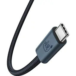 Кабель Baseus Flash Series Ⅱ USB4 Full-Featured Charging Cable Type-C to Type-C 240W 1m P10311803111-00 Black - мініатюра 2