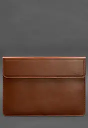 Шкіряний чохол-конверт BlankNote на магнітах для MacBook Pro 16" Світло-коричневий - мініатюра 2
