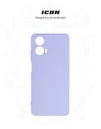 Чехол ArmorStandart ICON для Motorola G24 Camera cover Lavender (ARM74303) - мініатюра 3