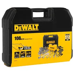 DeWALT Набір головок, біт, шестигранних ключів, 1/4", 3/8", кейс, 108шт - мініатюра 3