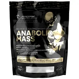 Гейнер Anabolic Mass, 1 кг Полуниця Kevin Levrone fit0026210