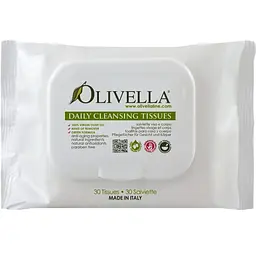 Очищающие салфетки Olivella 2 в 1, для лица и тела, универсальные, 30 шт.