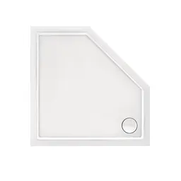 Душовий піддон Qtap Diamond 301112 100x100x12 см + сифон Білий Універсальний мілкий (до 20 см) - мініатюра 3