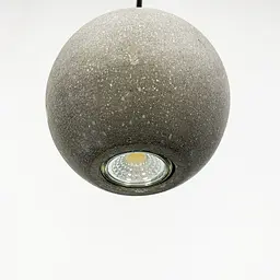 Підвіс MOON CONCRETE у вигляді сірої бетонної кулі Line.F MJ 169-100 GR - мініатюра 5
