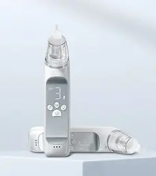 Електричний назальний аспіратор SLAIXIU для немовлят з музикою та USB-зарядкою - мініатюра 4