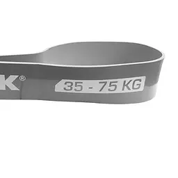 Резинка для фітнесу York 35-75кг - 2080x85x4,5 мм, сірий - мініатюра 6