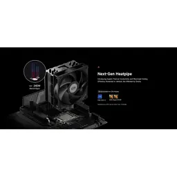 Кулер до процесора PcCooler Охолоджувач для процесора PсCOOLER RT500 BK чорний IntelLGA 115X/1200/ (RT500 BK) - мініатюра 12