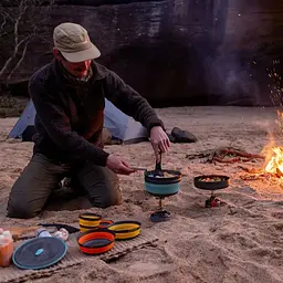 Набір посуду Sea To Summit Frontier UL Collapsible One Pot Cook Set w/2.2L Pot 2P (1033-STS ACK026031-122101) - мініатюра 14