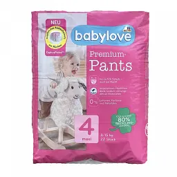 Підгузки-трусики Babylove Premium Розмір 4 maxi, 8-15 кг, 22 шт