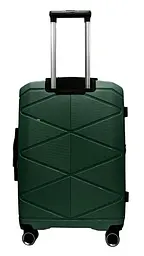 Валіза велика Madisson Snowball 51304 поліпропілен 75х50х30 см 105+17 л Темно-зелений - мініатюра 2