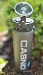 Спортивна пляшка для води 1 л, Grey Casno fit0022831 - мініатюра 3