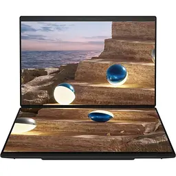 Ноутбук ASUS Zenbook DUO UX8407AA-SN216X (28 3K OLED 144 Hz, Intel Core 9 386H, 32 GB, 2 TB, Intel HD, W11P) Moher Gray (90NB16V1-M00A40) - мініатюра 6