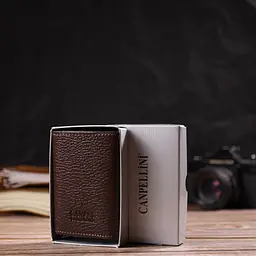 Чоловічий шкіряний картхолдер Canpellini 6.5х9х2 см acs0025902 - мініатюра 8