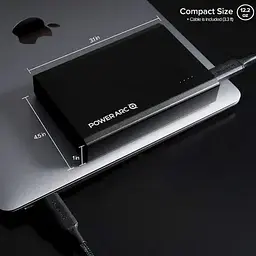 Портативний зарядний пристрій PowerArc ArcPack USB-C 15000 mAh 60 W PD Black (PA1801) - мініатюра 8