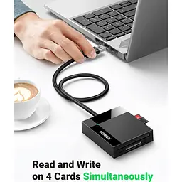 Зчитувач флеш-карт USB 3.0 All-in-One 0.5m Card Reader Ugreen (30333) - мініатюра 6
