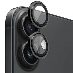 Захисне скло BlueO Metal на камеру для Apple iPhone 17 (6.3) Чорний / Black