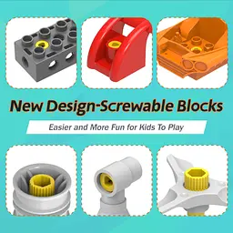 Конструктор Makerzoid Big Building Blocks-Mechanical Engineering Team (MKZ-OBK-MET) - мініатюра 7