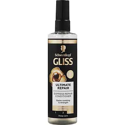 Експрес-кондиціонер Gliss Ultimate Repair для сильно пошкодженого та сухого волосся 200 мл - мініатюра 3